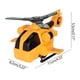 thumbnail image 3 of Fiudx Ofertas del día Juguete para niños, simulación de autobús, motocicleta, helicóptero, modelo de coche, coche de inercia, coche de juguete para niños, 3 of 3