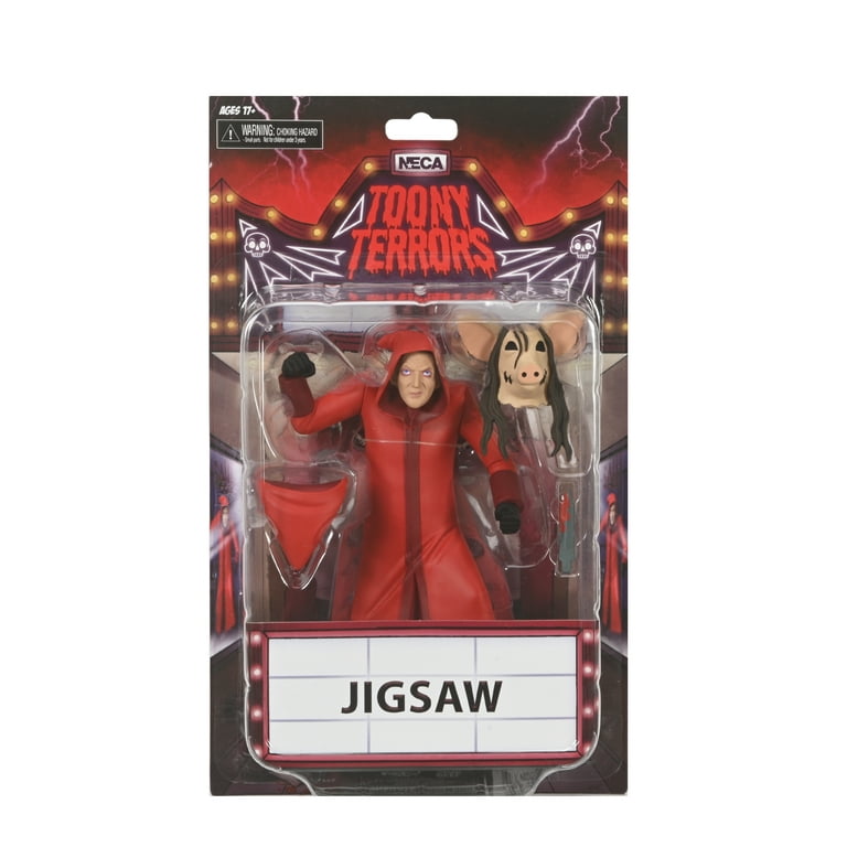 NECA Saw: Toony Terrors Jigsaw Action Figure with Red Cloak (6