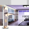 thumbnail image 2 of Entrance Long Backplate Lever Handle Door Set Modern Hardware Include, 2 of 7