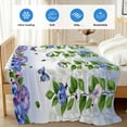 thumbnail image 4 of Spring Flowers Cooling Blanket,Lightweight Breathable Summer Throw Blanket with Double Sided Cold Effect,Summer Botanical Butterfly Watercolor Picnic Blankets Bed Sheet for Hot Sleepers 30"x40", 4 of 8