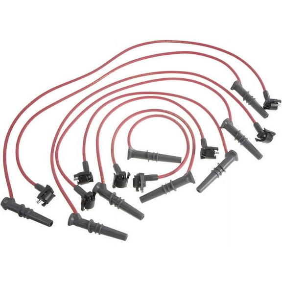 Spark Plug Wire Set - Compatible with 1997 - 2000 Ford F-150 4.6L V8 1998 1999