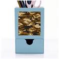 thumbnail image 1 of Camouflage Line Art Grain Illustration Pattern Desk Supplies Organizer Pen Holder Card, 1 of 3