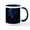 White/Navy Inside, variant on CafePress - Midnight Wolf Mug - 11 oz Ceramic Mug - Novelty Coffee Tea Cup