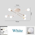 thumbnail image 3 of Stylish Furniture Nordic Modern Lamp Retro Iron Chandelier, 3 of 11