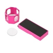 harayaa Pool Cue Chalk Holder Aluminum Practical Tool Portable Chalk Case Chalk Carrying Pink