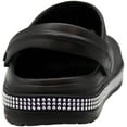 thumbnail image 6 of NORTY Women's Slip On Clog Sandal, Walking, Water Shoe 41479-5B(M)US Black Rhinestone, 6 of 7