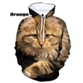 thumbnail image 3 of Sudadera con capucha con estampado de gato para hombre y mujer, ropa con estampado de gatos kawaii en 3D, divertida, estilo Harajuku, Y2K, 3 of 5