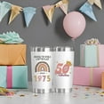 thumbnail image 3 of 50th Birthday Gifts for Her,50th Birthday Gift for Women,Cool Gifts for 50 Year Old Woman,50 Year Old Gift for Women for Friend Mom Sister-20 Oz Tumbler, 3 of 6