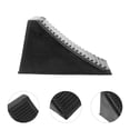 thumbnail image 1 of BESTYASH Heavy Duty Wheel Chocks Tire Chock Rubber Black 1Set Prevent Rollbacks, 1 of 6