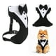 thumbnail image 1 of Esmoquin único para perros, traje de esmoquin con corbata de moño, disfraces para perros pequeños, atuendo formal para fiestas, Halloween y Navidad, grande en negro y blanco, 1 of 7