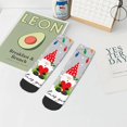 thumbnail image 7 of Naloa Merry Christmas Gnome1 Ankle Socks for Women Non Slip Socks No Show Socks Classic Low Cut Casual Socks Casual Socks, 7 of 7