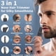 thumbnail image 4 of Cortadora de pelo ULAIDO para nariz y orejas para hombre, 3 en 1, recargable, 4 of 9
