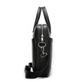 thumbnail image 2 of Men's Leather Bag Messenger Bag Business Bag Totes Handbags Briefcases Genuine Leather 14 Inch Laptop Bags Black Computer Bags for Document, 2 of 5