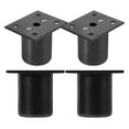thumbnail image 6 of HOMEMAXS  4 Pcs Adjustable Furniture Feet Fitting Risers Office Black, 6 of 8