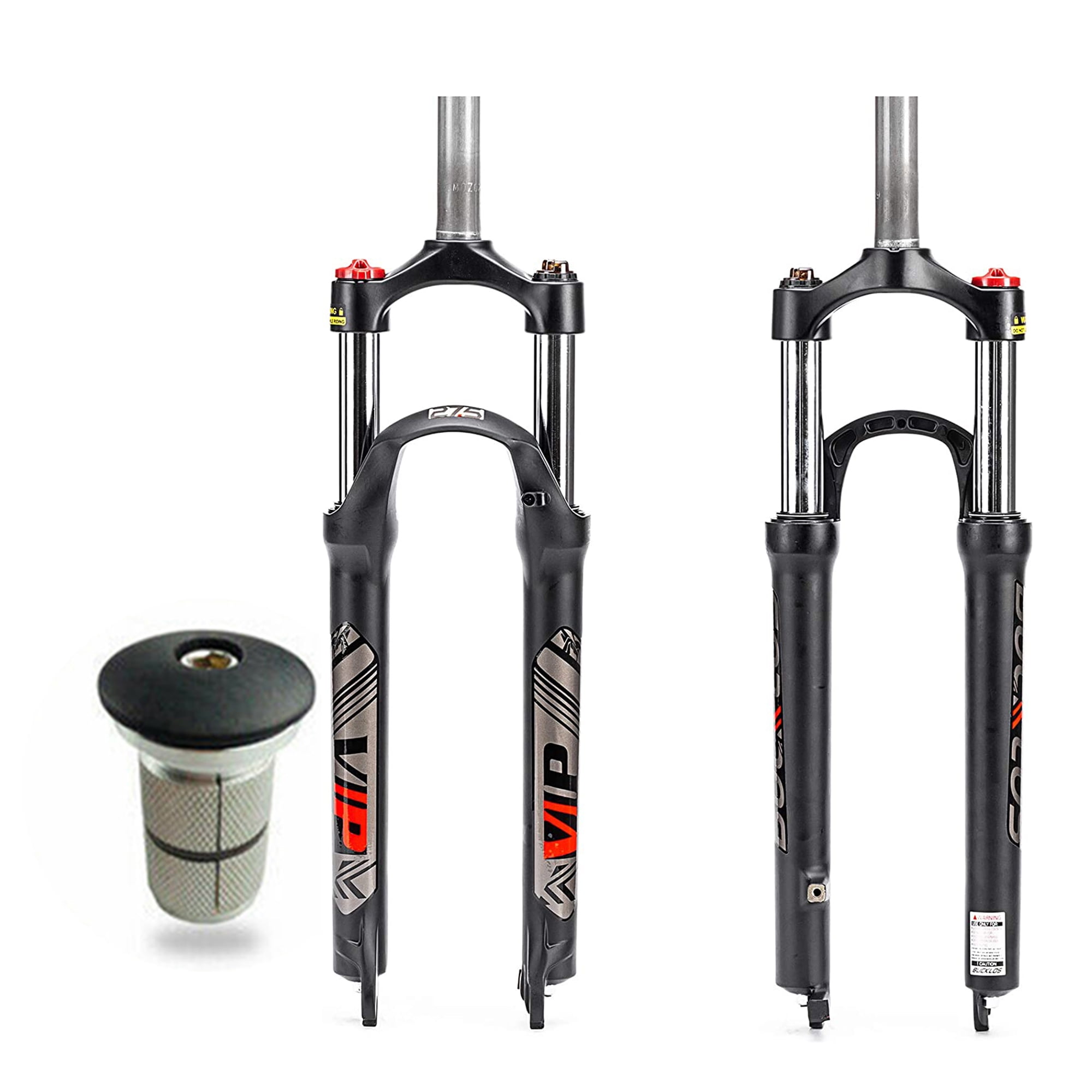 BUCKLOS MTB Air Suspension Fork Straight Mountain Bike Fork 26/27.5/29