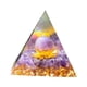 thumbnail image 1 of Pirámide de orgonita de 5 cm Wdftyju generador de energía de orgón Reiki curativo piedra de cristal, 1 of 7