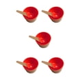 thumbnail image 3 of Matsuzay Taza de helado para niños Postre para niños Mezcla de helado Tazón de PP con cuchara Vajilla Vajilla, rojo brillante Type2 NO2 Matsuzay CBP146442, 3 of 6