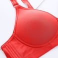 thumbnail image 5 of Bigersell Sports Bra for Women Discount Full-Coverage Bra Workout Bra Nursing Bra Style R-470 Bras for Older Women Sports Bras Women's No Underwire Bra Hook & Eye Bra Closure Red 42, 5 of 9