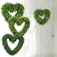 thumbnail image 2 of Ngxiha Boxwood Wreath, Heart Wreath, Valentine's Day Gift, Preserved Heart Shaped Simulation Wreath Valentine'S Day Gift for Door Wall Hanging Window Wedding Party Decoration, 2 of 10