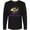 AB-Black, variant on Inktastic Mardi Gras Party Crown Mask Long Sleeve T-Shirt