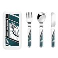 thumbnail image 4 of Juego de cuchillo tenedor y cuchara para niños del equipo Eagles Adecuado para diversas ocasiones, como Navidad, Halloween, reuniones familiares, comidas de jardín de infantes, picnics al aire libre, 4 of 6