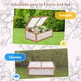 thumbnail image 3 of Costway Mini Invernadero de Madera Jardín Vivero Casero Planta Cultivo en Terraza Patio, 3 of 9
