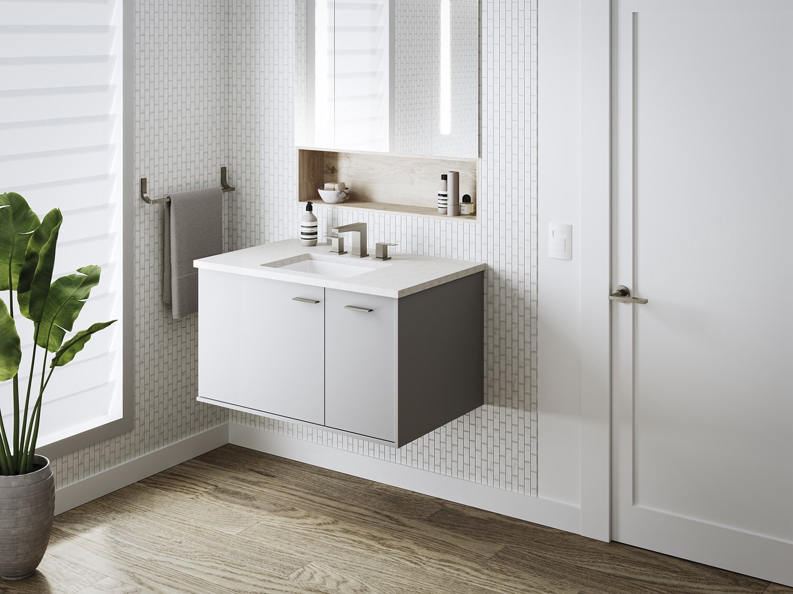 KOHLER K-8189 Verticyl Rectangle under-mount bathroom sink
