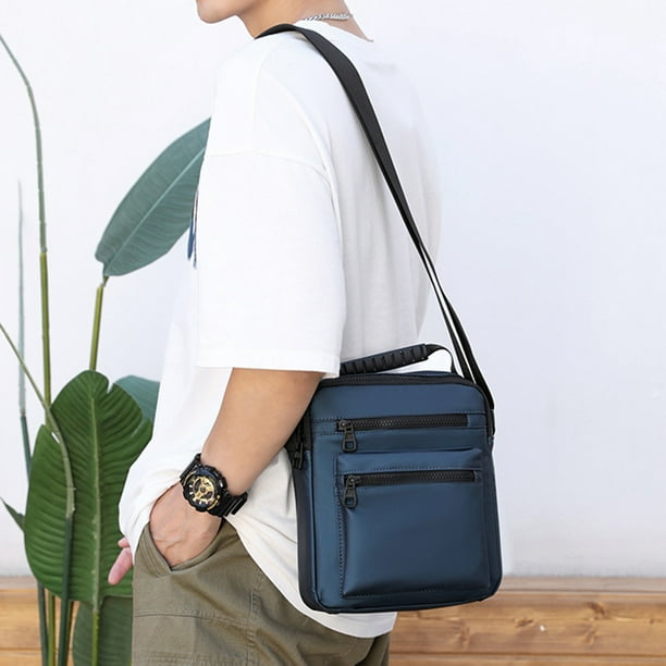 Bolso Para Hombre LOONGYOON Bolso Bandolera De Piel Para Hombre