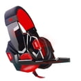 thumbnail image 3 of Plextone Gaming Headset Auriculares con cable Computer Gamer Auriculares Auriculares con sonido estéreo con micrófono y luz LED Inevent EL0953-01B, 3 of 7