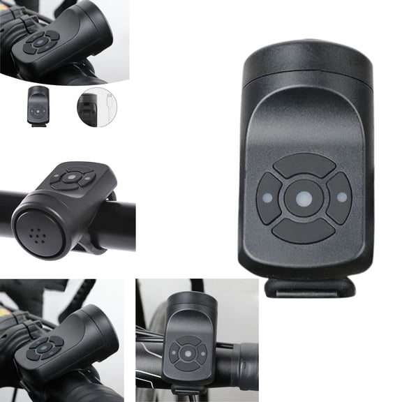 Electric Bike Horn 120DB Electronic Bell – 4 Sound Modes Loudest Bicycle Horn for Adults, Rechargeable Waterp_roof for Mountain Bike, Road Bike, E-Scooter (1PC)