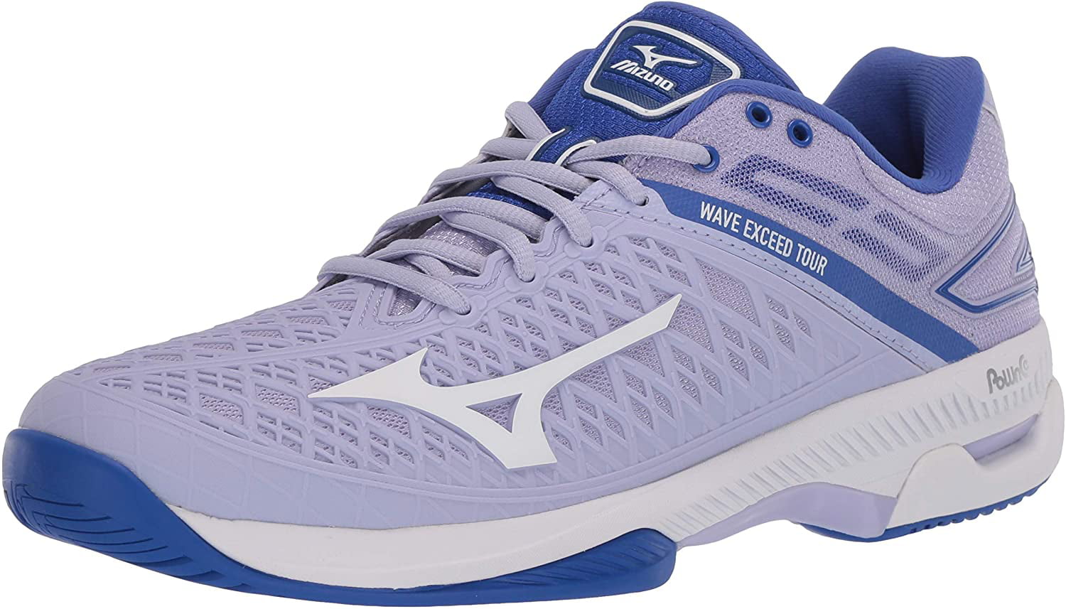 Mizuno Womens Wave Exceed Tour 3 All Court Tennis Shoes Purple Trainers 