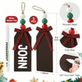 thumbnail image 6 of 6-Pack Christmas Stockings with Wooden Tags, Personalized Family Set for Fireplace, 6 of 9