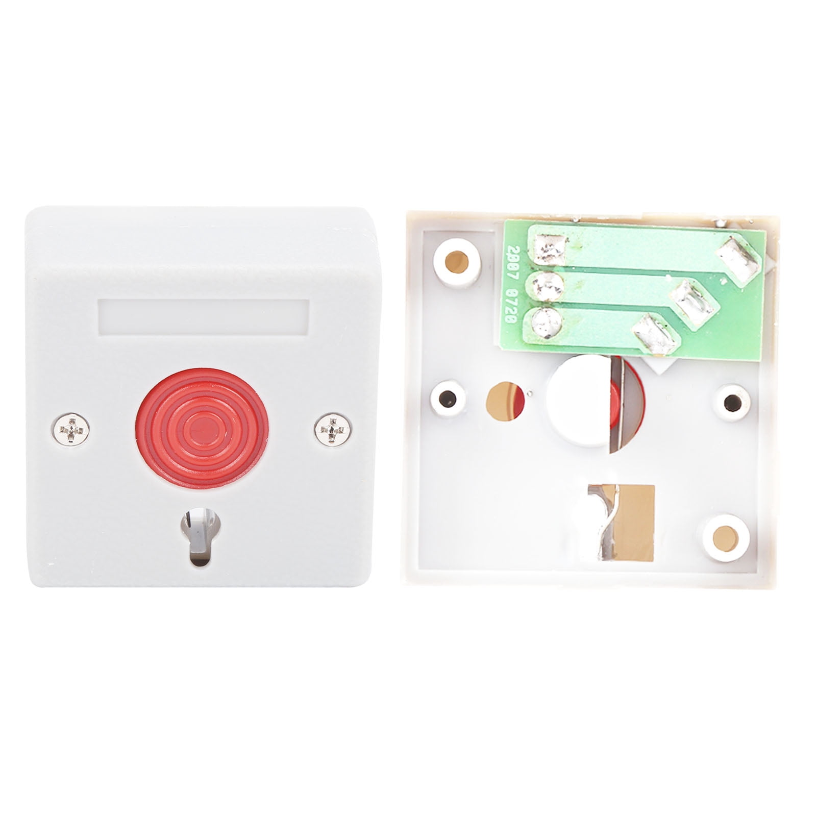 Octpeak Urgent Button Switch,‑68 Push Button Switch Emergency Flush Mount Alarm Manual Reset With Key For Shop,Push Button Switch