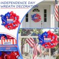 thumbnail image 1 of Independence Day Wreath Porch Decoration Front Door Outdoor Hanging Wreath Decor, 1 of 9