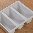 thumbnail image 3 of Caja de zapatos creativa vertical para guardar zapatos, organizador de plástico a prueba de polvo, para el hogar (blanca), 3 of 6