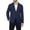 Navy, variant on Single Breast Full Lined Patch Pocket Linen Men's Jacket