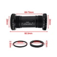 thumbnail image 4 of Pour DUB 68-73MM Boîtier de Pédalier de Vélo 29mm Vélo BB Roulement en Aluminium, 4 of 12