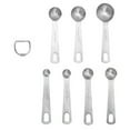 thumbnail image 3 of Juego de tazas de cucharas medidoras NikouMX 7 piezas Acero inoxidable, 3 of 8