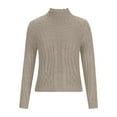 thumbnail image 6 of Yuzhih Women's Turtleneck Sweaters Cable Knit Long Sleeve Pullover Sweater Casual Solid Thermal Tops 2024 Fall, 6 of 6