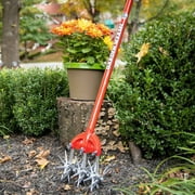 Garden Weasel Cultivator – Break Up Soil, Detachable Tines, Long Handle, 54.5” Long
