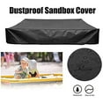 thumbnail image 2 of Sandbox Cover With Drawstring, Square Dust-proof Beach Sandbox Cover, Waterproof Sandpit Swimming Pool, 2 of 4