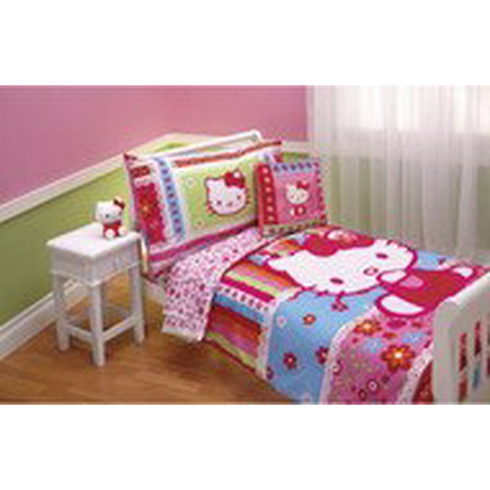 Hello Kitty 4pc Toddler Bedding Set