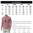 thumbnail image 3 of Inglocry Men's Golf Polo Shirts Long Sleeve Performance Collar Shirts Lightweight Summer Casual Quick Dry Tee Turquoise M, 3 of 5