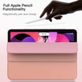 thumbnail image 2 of Nuevo iPad Air de 4.ª generación, [compatible con Apple Pencil Pair y carga] Funda magnética resistente con tres pliegues y función de reposo/activación automática - Oro rosa oso de fresa Electrónica, 2 of 5