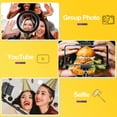 thumbnail image 2 of EMART 10" Ring Light with 55" Extendable Tripod Stands and Phone Holder for Selfie Camera Photography, Make-up, Video, Vlogging, Live Streaming, 2 of 6