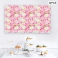 thumbnail image 3 of ToppiJoy 15*15in Artificial Flower Wall Panels, Reusable Artificial Floral Backdrop for Wedding Party Home Photo Background Photography (12Pcs, Pink, White, Deep Pink), 3 of 22