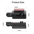 thumbnail image 3 of Dual Lens Car Video Recorder HD 1080P Dash Cam 3.0 Inch Ips Camera Night Vision G Sensor, 3 of 5