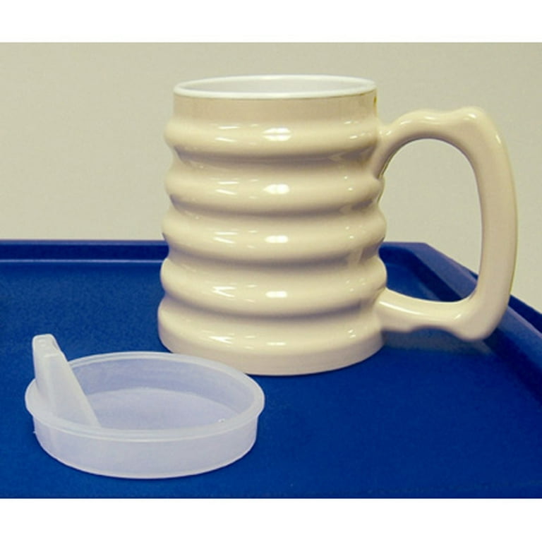 Hand-to-hand mug 10oz with spout lid Hand-to-hand mug 10oz with spout lid