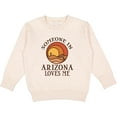 thumbnail image 2 of Inktastic Someone in Arizona Loves Me Toddler Sweatshirt, 2 of 4
