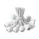 thumbnail image 5 of 20 piezas de cuerdas elásticas para pelotas de ejercicio, repuesto para lonas de lona Blanco, 5 of 9